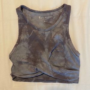 Electric Rose Crop Top Size Small